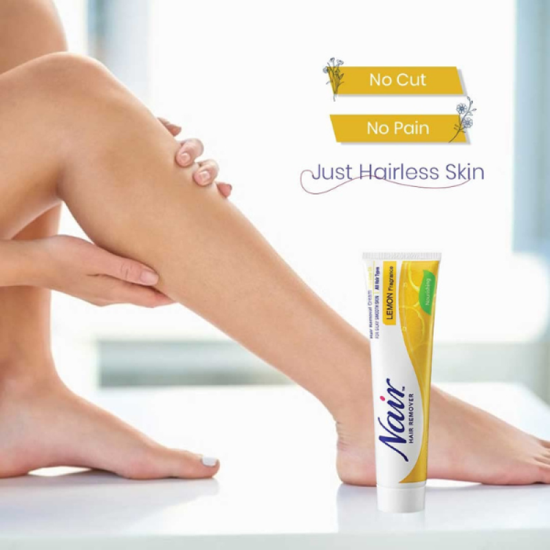 Nair Unwanted Hair Removal Cream with Lemon Fragrance (110gm)