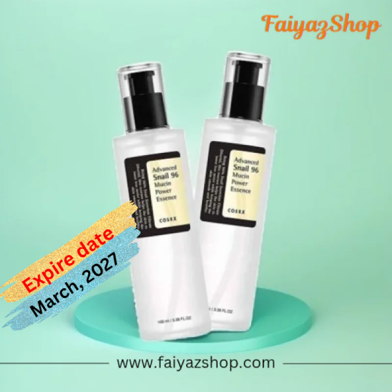 Cosrx Advanced Snail 96 Mucin Power Essence Serum (100ml) ; 02Pcs