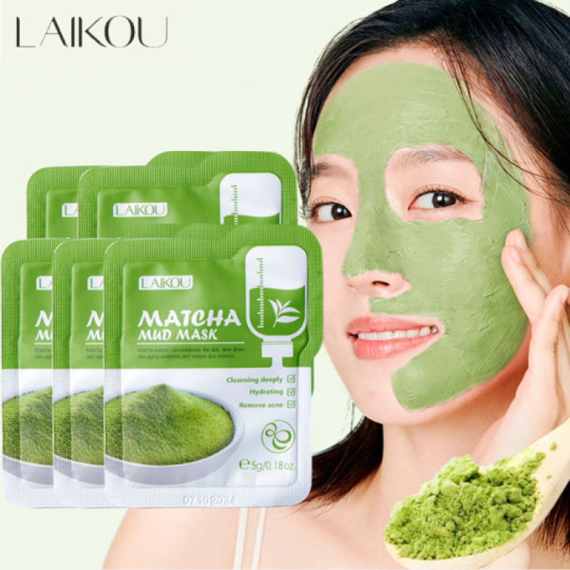 LAIKOU Matcha Mud Mask-12pcs (5g)