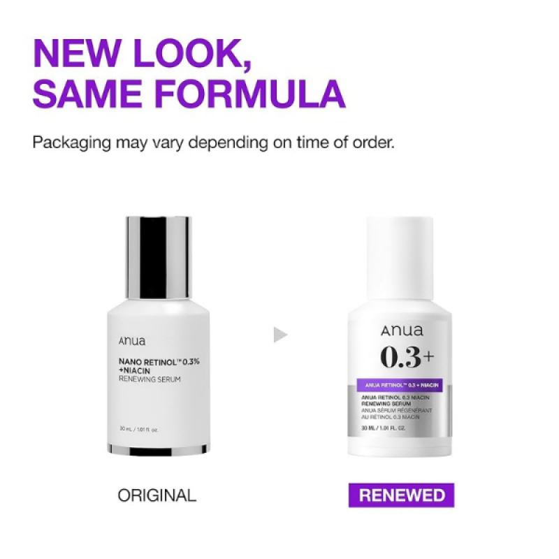 Anua Retinol 0.3% + Niacin Renewing Serum (30ml)