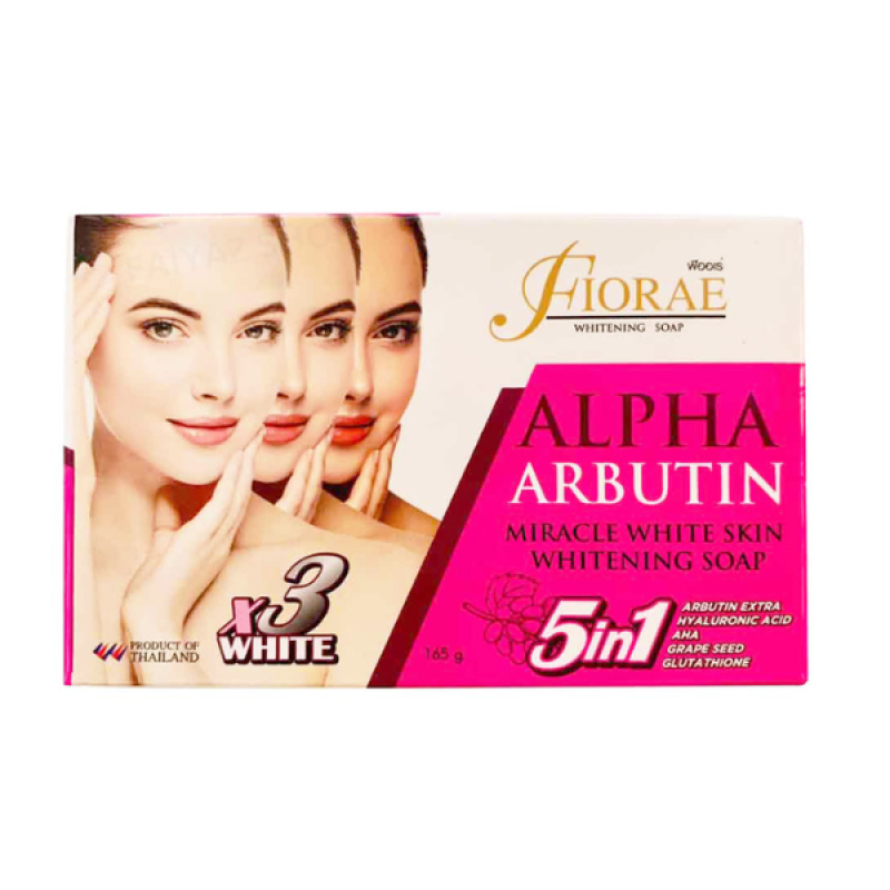 Fiorae Alpha Arbutin Miracle Whitening Soap (165gm)
