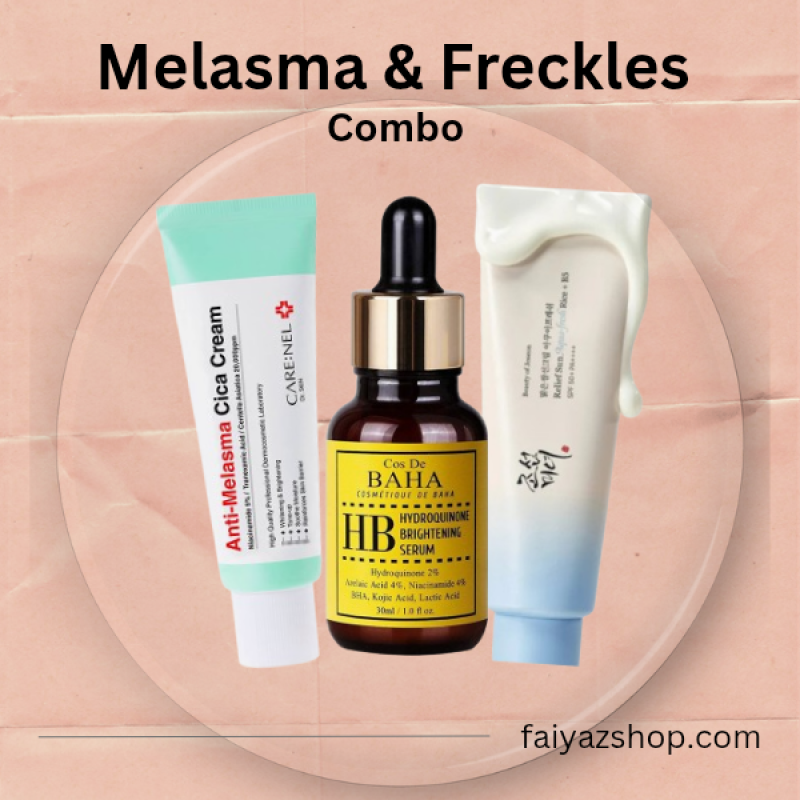 Melasma & Freckles Skincare Combo (03 Pcs)