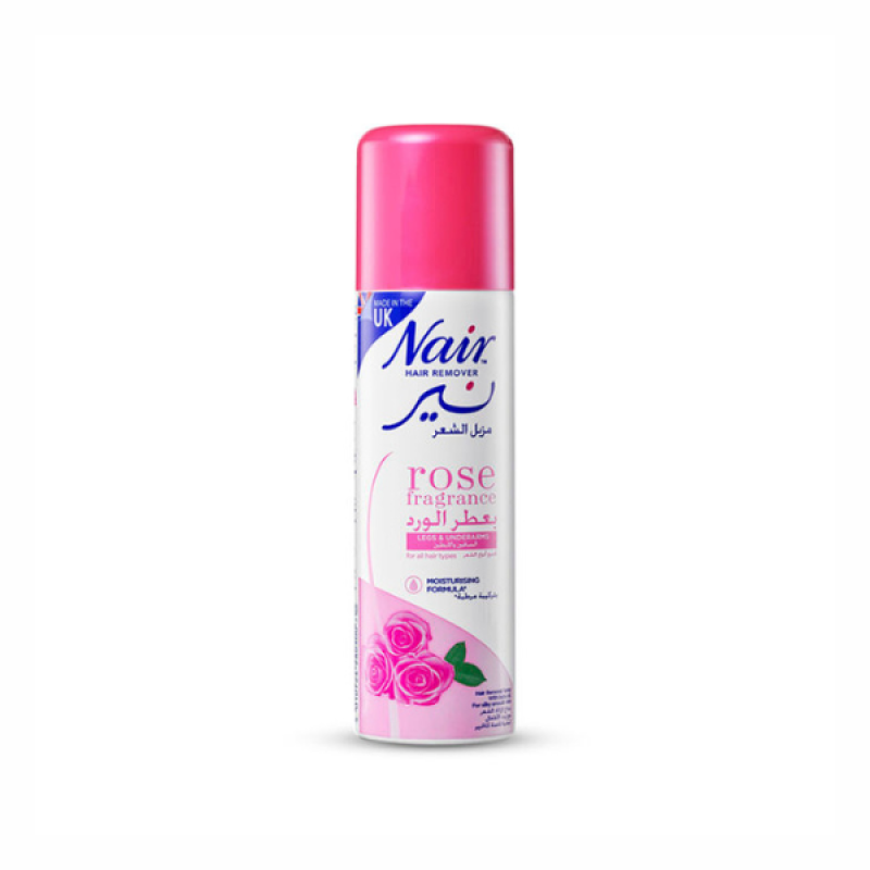 Nair Unwanted Hair Removal Spray with Rose Fragrance (200ml)