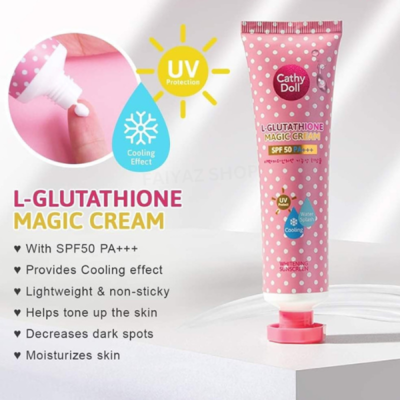 Cathy Doll L-Glutathione Magic Cream SPF50 PA+++ (60ml)