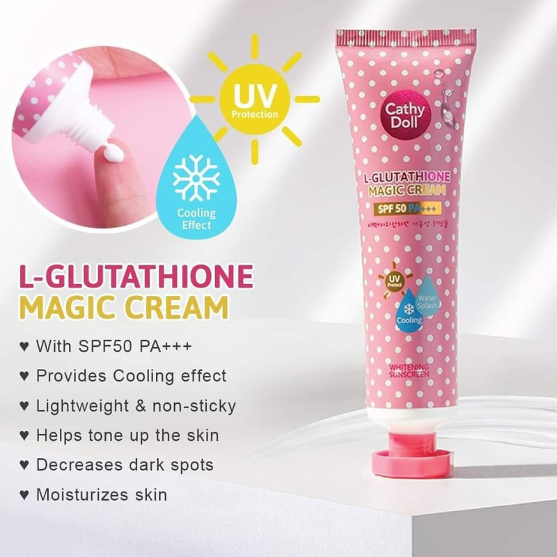 Cathy Doll L-Glutathione Magic Cream SPF50 PA+++ (60ml)