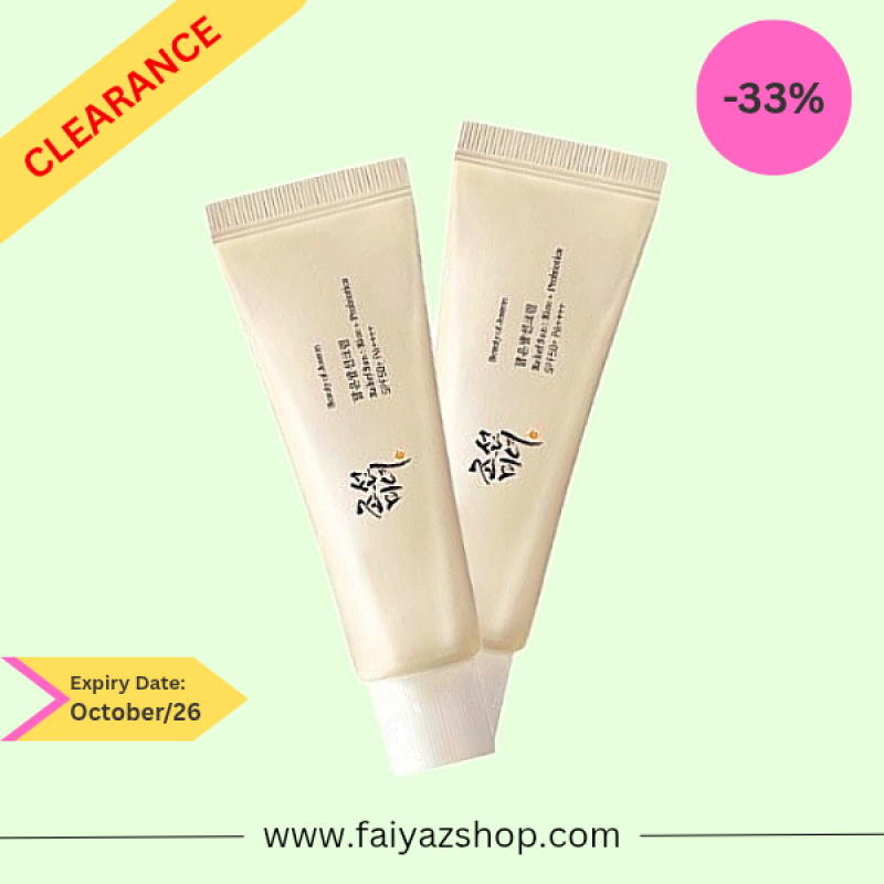 Beauty of Joseon Relief Sun : Rice + Probiotics (SPF50+ PA++++) 50ml ; 02Pcs