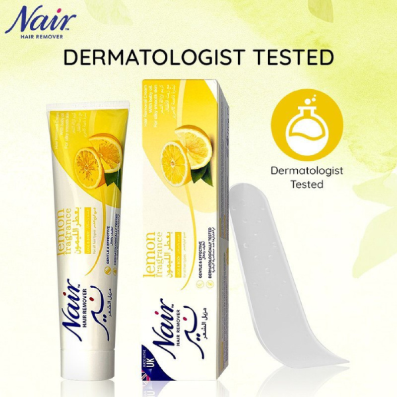 Nair Unwanted Hair Removal Cream with Lemon Fragrance (110gm)